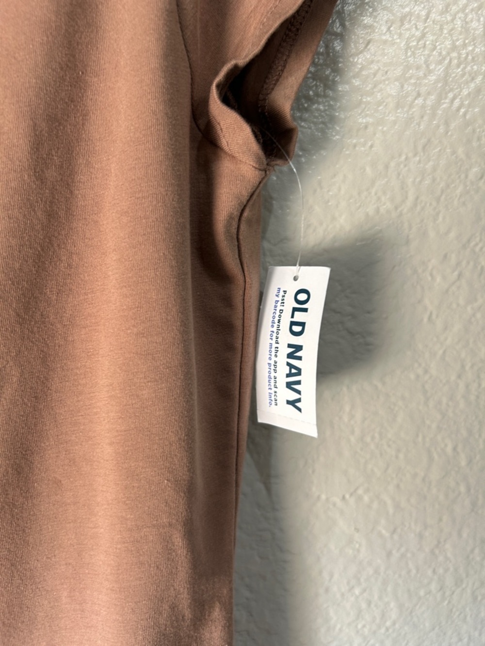 Old Navy Brown Short Sleeve V Neck Casual Body Suit Sz M TALL Summer TC0208 - Picture 5 of 7